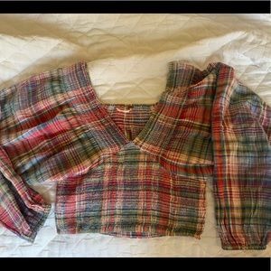 Free People Boho crop top